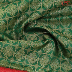 Dark Green Bridal Kanchipuram Silk Saree
