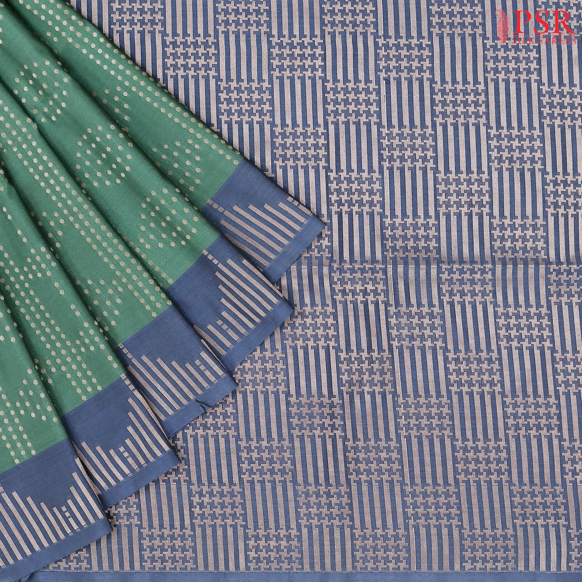 Juniper Green Soft Art Silk Saree