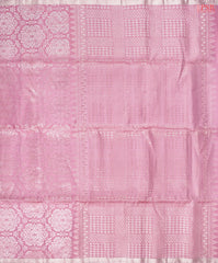 Carnation Pink Tissue Soft Silk Saree