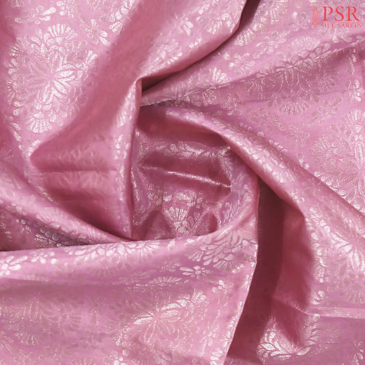 Carnation Pink Tissue Soft Silk Saree