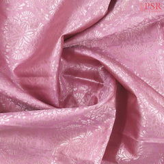 Carnation Pink Tissue Soft Silk Saree