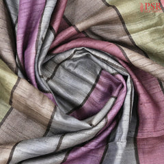 Multicolor Kadhi Tussar Silk Saree