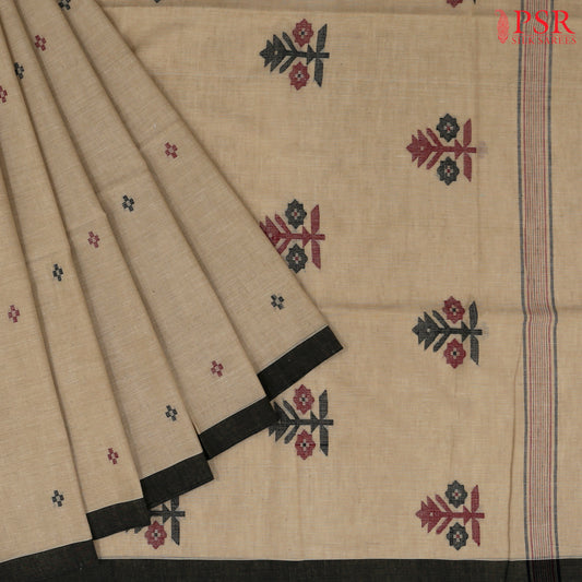 Tan Byloom Cotton Saree