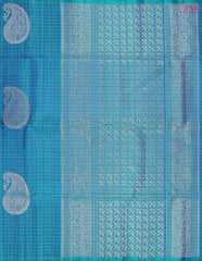 Peacock Blue Soft Silk Saree