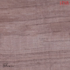 Coal Black Kadhi Tussar Silk Saree