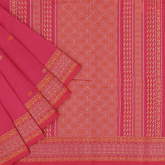 Cerise Pink Kovai Cotton Saree