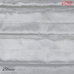 Silver Kanchipuram Tissue Silk Saree