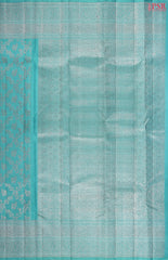 Belize Blue Kanchipuram Silk Saree