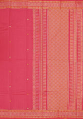Cerise Pink Kovai Cotton Saree
