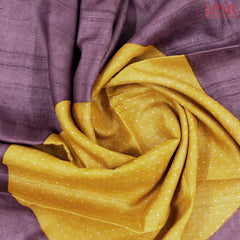 Dark Purple Kadhi Tussar Silk Saree