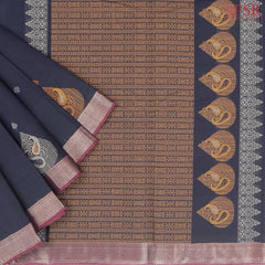 Dark Blue Kovai Cotton Saree
