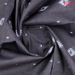 Charcoal Grey Kovai Cotton Saree