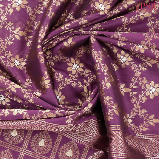 Dark Purple Summer Silk Saree