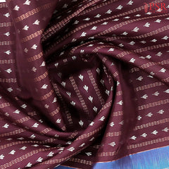 Dark Burgundy Kanchipuram Silk Saree