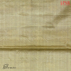 Tyrian Purple Banaras Tussar Silk Saree