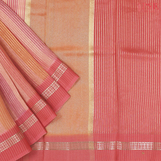 Pink Semi Chiniya Saree