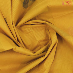 Tuscan Yellow Kovai Cotton Saree