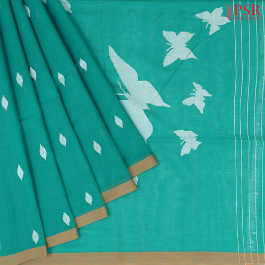 Persian Green Byloom Cotton Saree