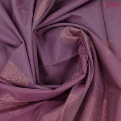 Mauve Purple Semi Silk Cotton Saree