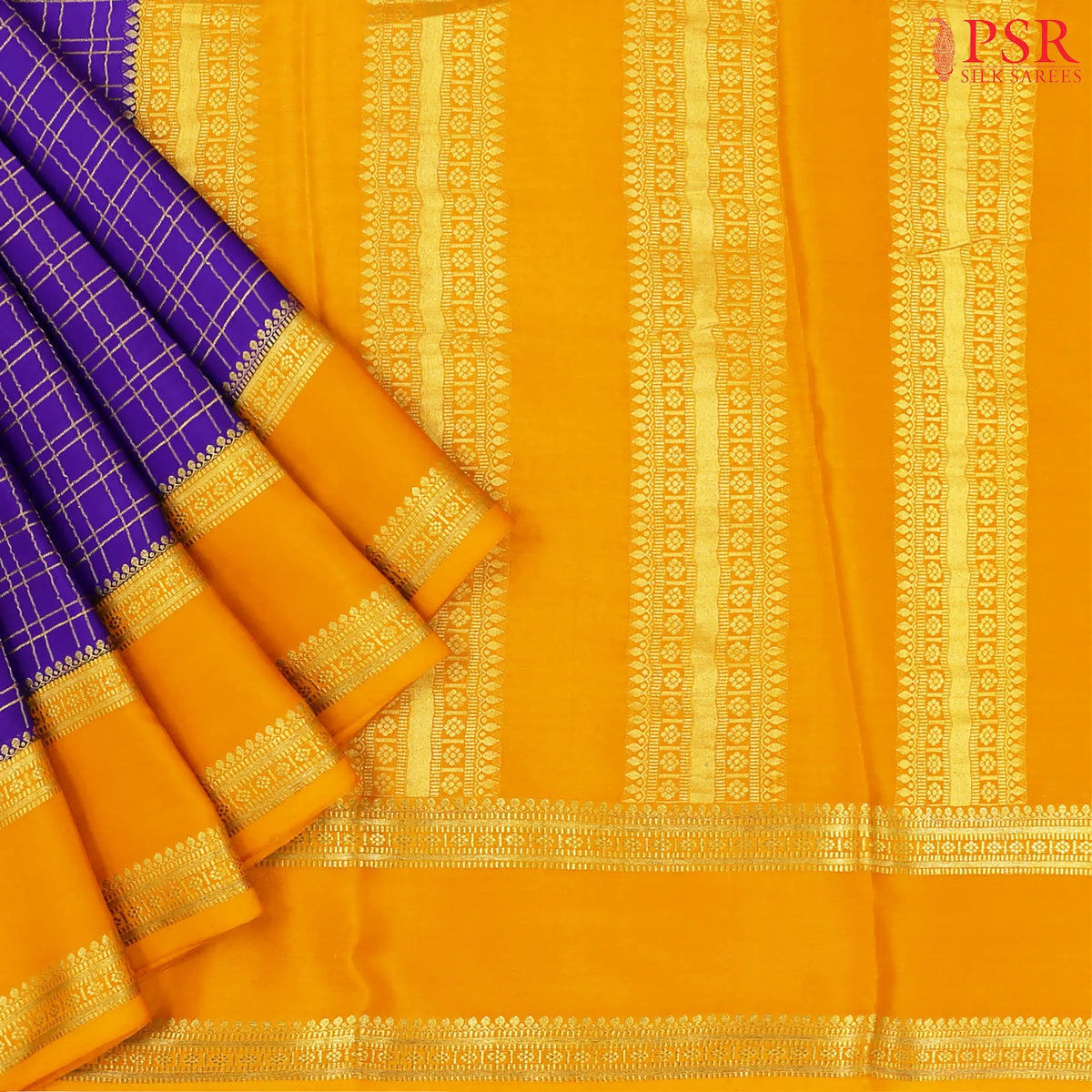 Royal Blue Mysore Silk Saree