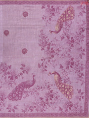 Heather Purple Ghicha Cotton Saree