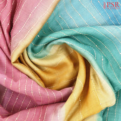 Rainbow Munga Silk Saree