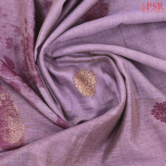 Heather Purple Ghicha Cotton Saree