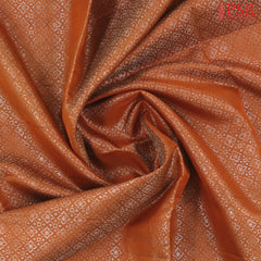 Burnt Orange Soft Silk Saree