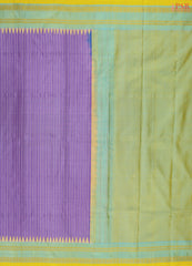 Lavender Gadwal Silk Saree
