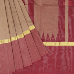Brown Kovai Cotton Saree