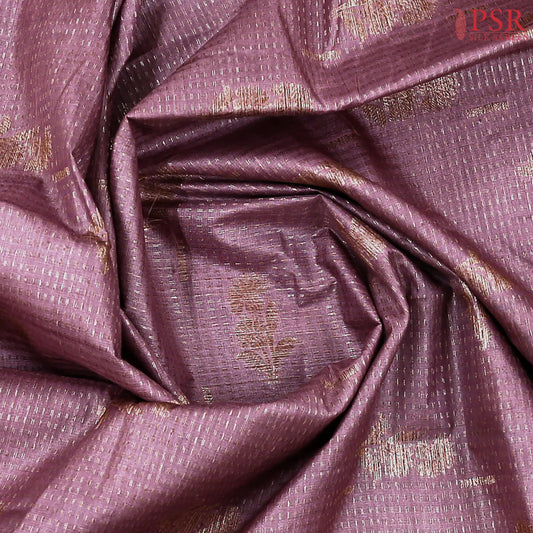 Tyrian Purple Banaras Tussar Silk Saree