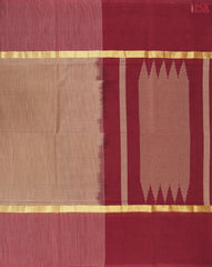 Brown Kovai Cotton Saree