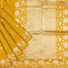 Turmeric Yellow Banaras Silk Saree