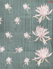 Harbour Grey Kosa Embroidery Saree