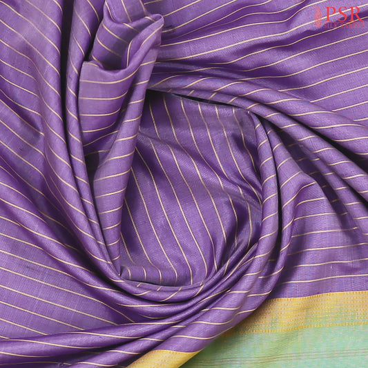 Lavender Gadwal Silk Saree