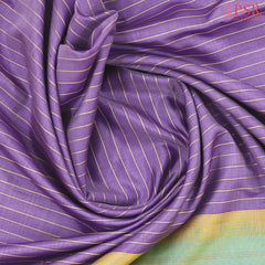 Lavender Gadwal Silk Saree