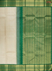Beige Kanchipuram Silk Saree