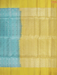 Turquoise Blue Soft Silk Saree