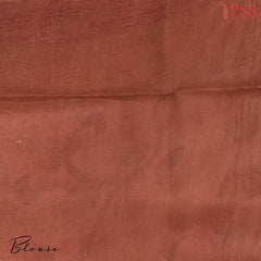 Buttermilk Beige Tussar Silk Saree