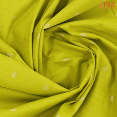 Chartreuse Green Semi Silk Cotton Saree