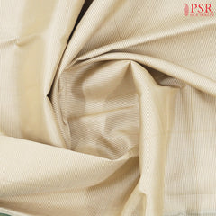 Beige Kanchipuram Silk Saree