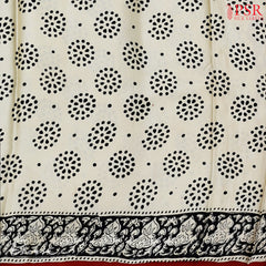 Barn Red Modal Silk Saree