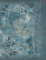 Stone Blue Kadhi Tussar Silk Saree