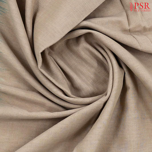 Beige Byloom Cotton Saree