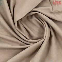 Beige Byloom Cotton Saree