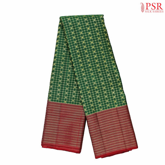 Emerald Green Kanchipuram Silk Saree