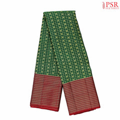 Emerald Green Kanchipuram Silk Saree