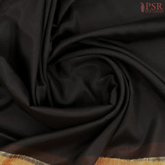 Black Mysore Silk Saree