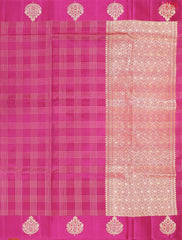 Magenta Pink Banaras Silk Saree