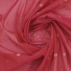 Red Gadwal Silk Saree